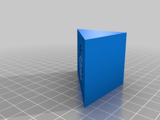 laughingman triangolo a forma di contenitore contenitori 3D print model - Mito3D