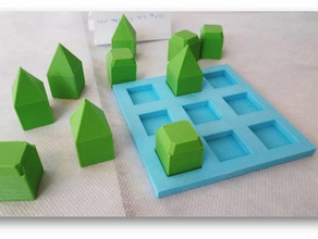 three row almog osher chuan shacar games 3d print model - Mito3D