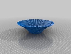 customized fruit basket decor 3d print model - Mito3D