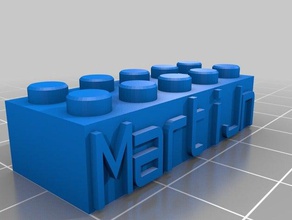 5 martijn inşaat oyuncaklar özelleştirilmiş 3d print model - Mito3D