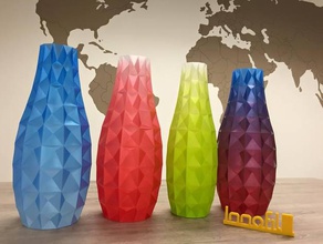 innofil3d vase multicolor decor builder 3d print model - Mito3D