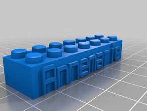 annemarie construction toys customized 3d print model - Mito3D