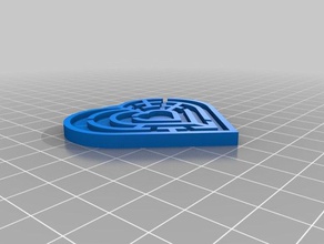 random maze heart generator fashion customized 3d print model - Mito3D