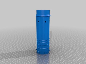 lazer handle wwire holes 3d printing 3d print model - Mito3D