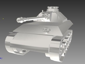tank 3d drucken 3d print model - Mito3D