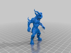 minotauro wargames criaturas 3d print model - Mito3D