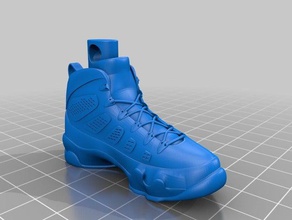 air jordan ix chaveiros A impressão 3d basquete sapatilha 3d print model - Mito3D