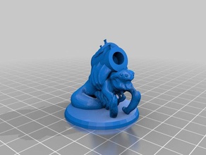 crawler-Kanone - Spielzeug Spiel Zubehör 40k alien scifi Tyraniden wargaming warhammer 3d print model - Mito3D