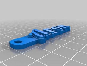 aron keychains customized 3d print model - Mito3D