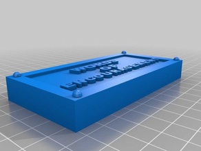 palavras de encorajamento 3d impressão 3d print model - Mito3D