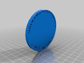 starbucks coin 3d printing 3d print model - Mito3D