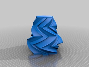 my customized gemoteric vases v2 math art 3d print model - Mito3D