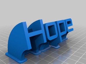 hope office customized 3d print model - Mito3D