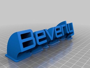 beverly office customized 3d print model - Mito3D