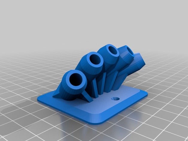 5 flag di montaggio a parete arredamento personalizzato 3D print model - Mito3D