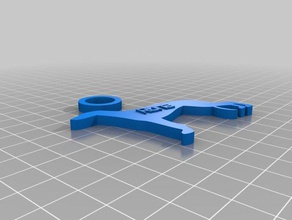 runa llaveros personalizado 3d print model - Mito3D