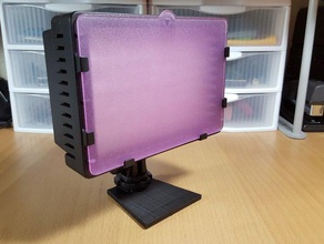 simple flash hot shoe stand de la caméra griffe vidéo lumière 3d print model - Mito3D