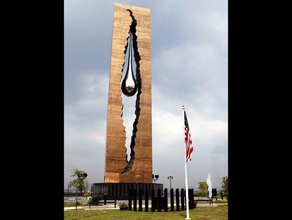 tear grief memorial buildings structures 11 september monument 3d print model - Mito3D
