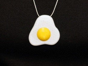 egg pendant fashion 123d cool eggy hipster pla swag 3d print model - Mito3D