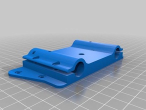 tbs discovery-vorne gimbal mount tarot Schienen 3d drucken 3d print model - Mito3D