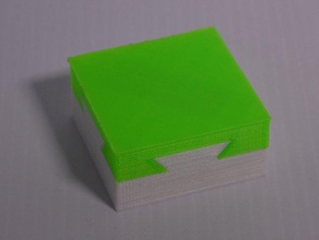 em cauda de andorinha ilusão mecânico brinquedos 3d print model - Mito3D
