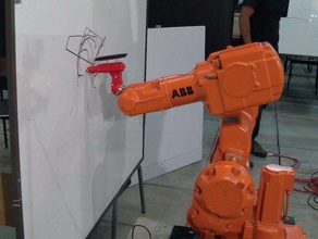 dinamik işaretçi aracını endüstriyel robot silgi Robotik 3d print model - Mito3D
