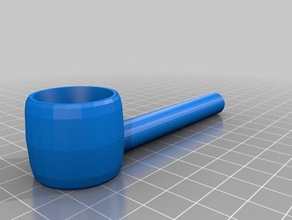 cigarro tubo soplador de burbuja 3d impresión 3d print model - Mito3D