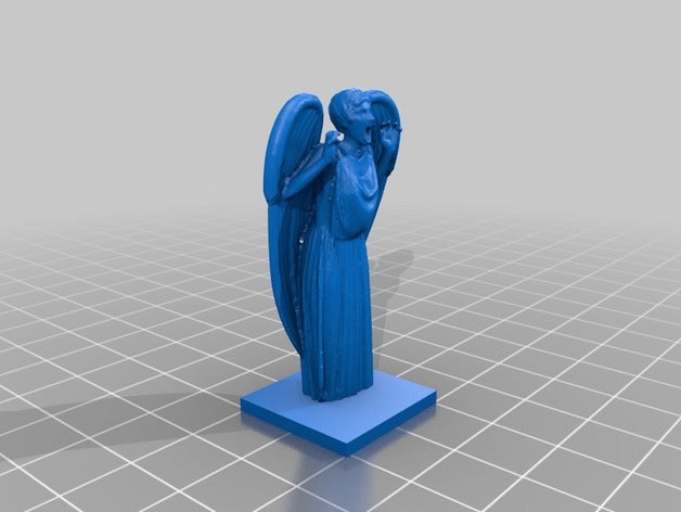 Dr weeping angel Skulpturen Arzt test 3D print model - Mito3D