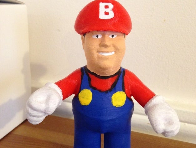 super bruce brothers mario remix sculptures 3D print model - Mito3D