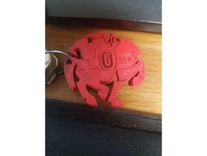 charger logo keychain keychains mascot 3d print model - Mito3D