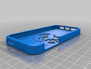 il mio personalizzato cqb caso di iphone mashup più testo ninjaflex opzione mobile 3d print model - Mito3D