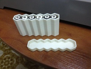baterías caso 6x aa 15v gadgets 3d print model - Mito3D