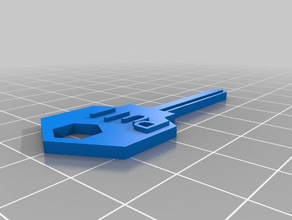 bump key household supplies customized 3d print model - Mito3D