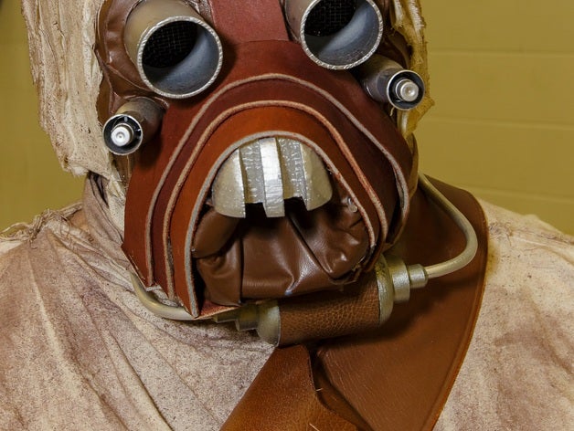 tusken raider recycleur respirateur accessoires de jeu star wars 3D print model - Mito3D