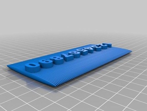 i numeri sul righello puzzle games workshop 3d print model - Mito3D