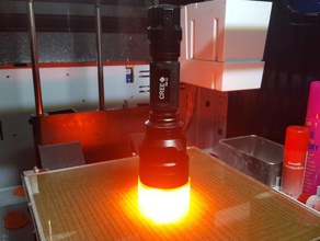 ultrafire c8xm-l2 lightcap gadget cree torcia elettrica cap 3d print model - Mito3D