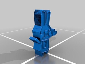 modified rabbit 3d printing 3d print model - Mito3D