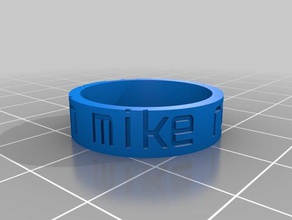 bffring1 rings customized 3d print model - Mito3D