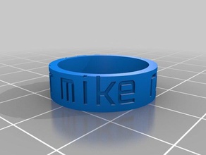 bffring2 rings customized 3d print model - Mito3D
