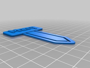 mary bookmark office customized 3d print model - Mito3D