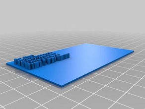 basic contact office customized 3d print model - Mito3D