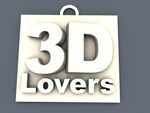 3d amanti portachiavi i 3d print model - Mito3D