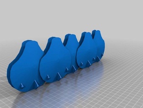 meine individuelle Fisch-Skala-impact Weste andere 3d print model - Mito3D