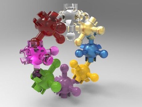 palla blox costruzione i giocattoli makeredchallenge presa gruppi di 3d print model - Mito3D