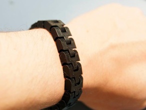 modular bracelete chain pulseiras módulo pla prusa 3d print model - Mito3D