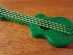 toy guitar mechanical toys 3d print model - Mito3D