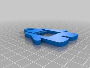 domo chaveiro acessórios 3d print model - Mito3D