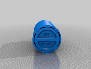 capsule de temps 3d l'impression que des souvenirs le stockage boîte rangement 3d print model - Mito3D