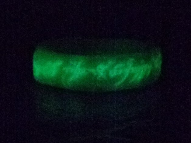 ein ring leuchtet Ringe Herr 3D print model - Mito3D