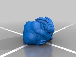 gordura coelho decoração 3d print model - Mito3D